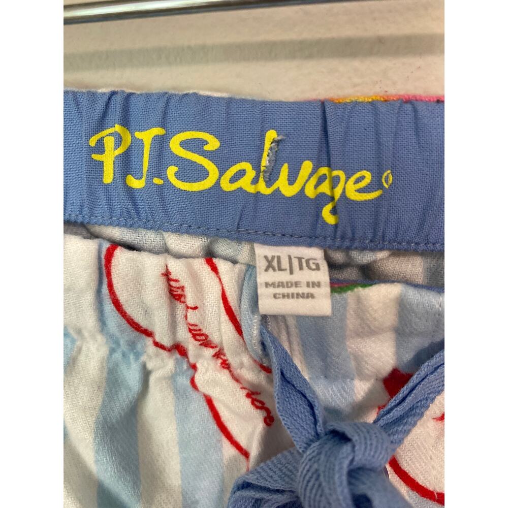 NEW P.J. Salvage Out of Office 3-Piece Flannel Pajama Set Size XL - Picture 7 of 8